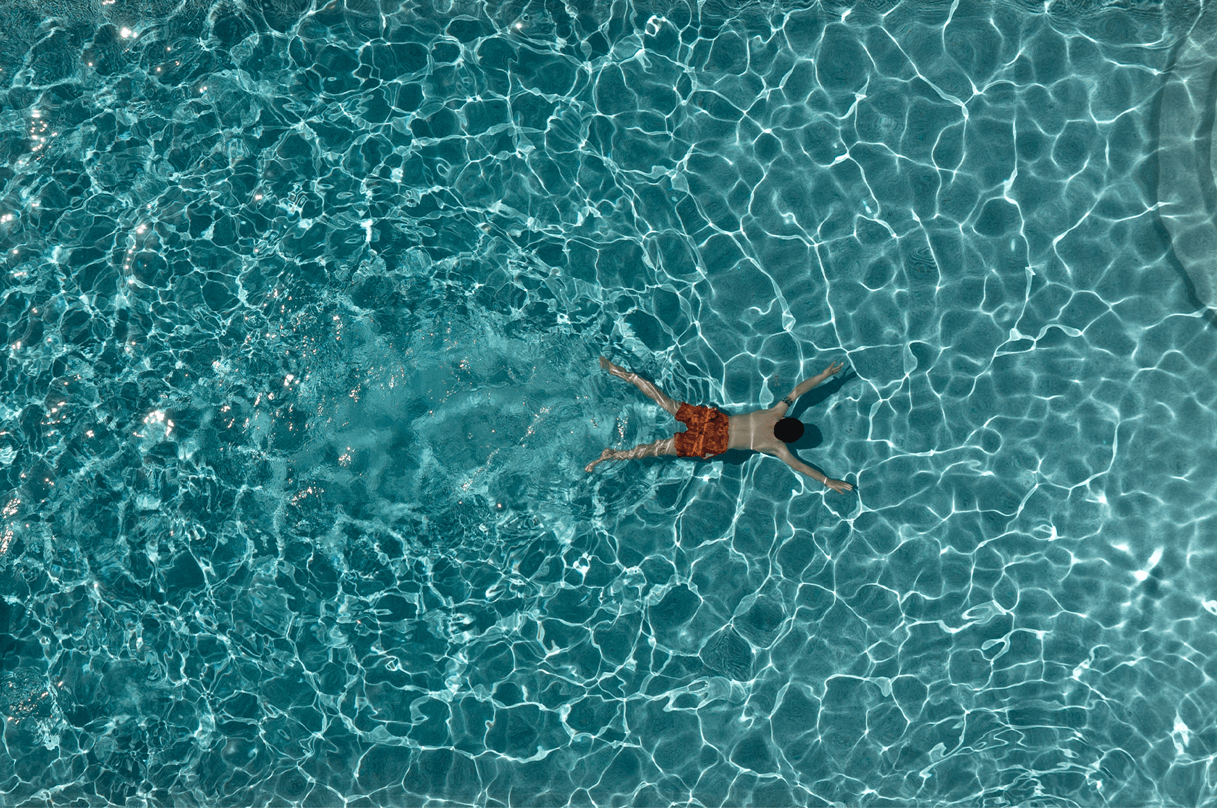 Swimming in the pool