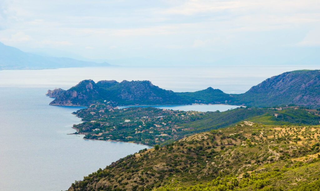 Landscape of Lake Heraion (Vouliagmeni)